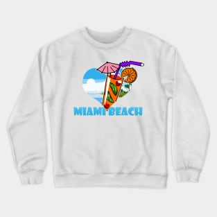 Miami beach Crewneck Sweatshirt